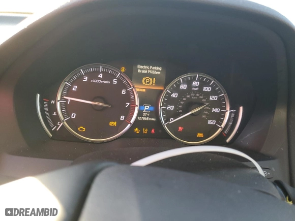 2017 Acura MDX w/Technology Pkg with VIN 5FRYD4H50HB005144, listed as a Copart auction lot 41598085 with 127,868 mi miles and Salvage Title. Bid and sale history available at carsss.com. Image 9.