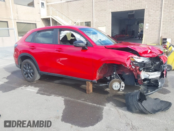 2024 Honda HR-V Sport with VIN 3CZRZ1H58RM706561, listed as a IAAI auction lot 41036348 with 26,257 mi miles. Bid and sale history available at carsss.com. Image 13.