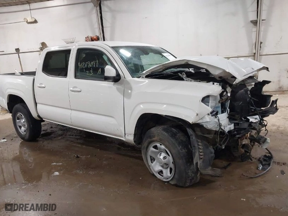 2023 Toyota Tacoma 4WD SR with VIN 3TMCZ5AN7PM571924, listed as a IAAI auction lot 41219097 with 34,292 mi miles. Bid and sale history available at carsss.com. Image 1.