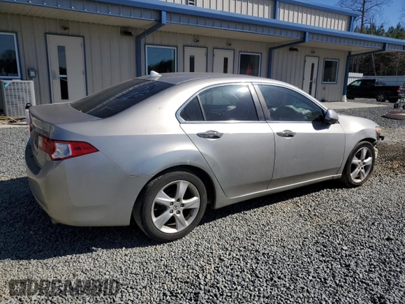 2010 Acura TSX with VIN JH4CU2F67AC031320, listed as a Copart auction lot 48221555 with 267,916 mi miles and Salvage Title. Bid and sale history available at carsss.com. Image 3.