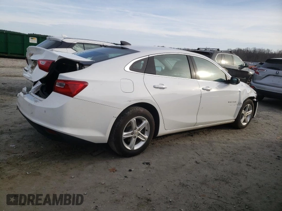 2022 Chevrolet Malibu LS with VIN 1G1ZC5ST4NF176419, listed as a Copart auction lot 45702185 with 74,782 mi miles and Salvage Title. Bid and sale history available at DreamBid. Image 3.
