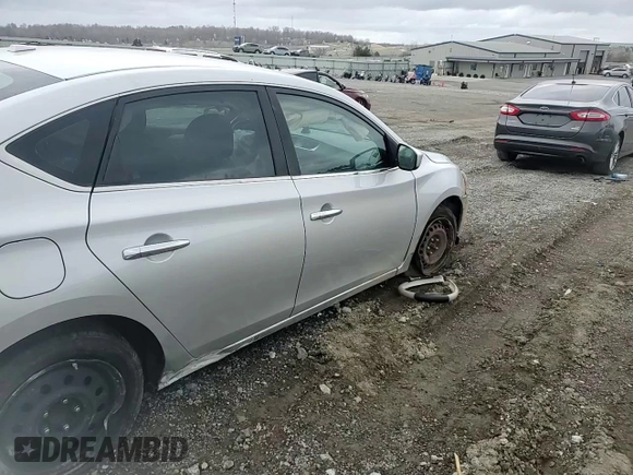 2015 Nissan Sentra SV with VIN 3N1AB7AP1FL672585, listed as a Copart auction lot 49701465 with 116,863 mi miles and Salvage Title. Bid and sale history available at DreamBid. Image 11.