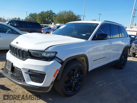 2023 Jeep Grand Cherokee Limited with VIN 1C4RJGBG2PC521012, listed as a IAAI auction lot 41145914 with 51,686 mi miles and . Bid and sale history available at DreamBid. Image 18.