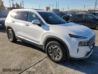 2021 Hyundai Santa Fe Hybrid Blue with VIN KM8S2DA19MU006777, listed as a Copart auction lot 40487384 with 55,959 mi miles. Bid and sale history available at carsss.com. Image 4.
