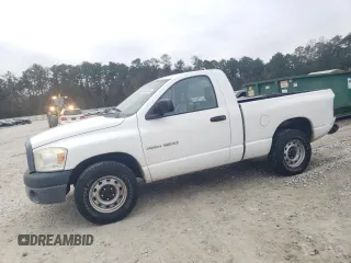 2007 Dodge 1500 ST with VIN 1D7HA16K47J603266, listed as a Copart auction lot 85806184 with 284,361 mi miles and Salvage Title. Bid and sale history available at carsss.com. Image 1.