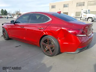 2020 Genesis G70 2.0T with VIN KMTG44LA7LU045224, listed as a IAAI auction lot 41273738 with 31,101 mi miles. Bid and sale history available at carsss.com. Image 3.