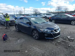 2016 Nissan Maxima 3.5 SV with VIN 1N4AA6AP8GC900823, listed as a IAAI auction lot 41498239 with 122,740 mi miles. Bid and sale history available at carsss.com. Image 1.