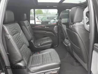 2023 Cadillac Escalade ESV 4WD Sport Platinum z VIN 1GYS4RKL1PR156900, wystawiony jako Copart lot #56356725 z przebiegiem 107 759 mil mil oraz Czysty tytuł • Clean title. Historia ofert i sprzedaży dostępna na DreamBid. Obrazek 11.