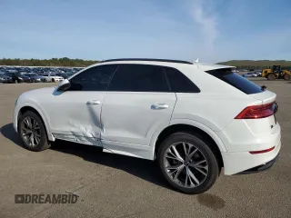 2023 Audi Q8 Premium with VIN WA1AVBF12PD044905, listed as a Copart auction lot 53206695 with 30,014 mi miles and Salvage title. Bid and sale history available at DreamBid. Image 2.