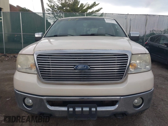 2007 Ford F-150 XLT with VIN 1FTPW14V37FB20097, listed as a IAAI auction lot 42100657 with 153,214 mi miles. Bid and sale history available at carsss.com. Image 6.