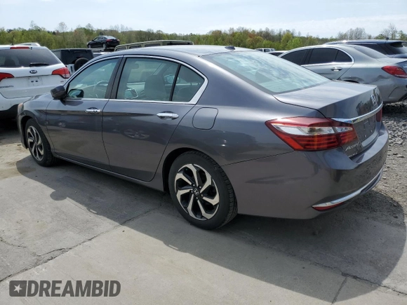 2016 Honda Accord Sedan EX with VIN 1HGCR2F79GA206040, listed as a Copart auction lot 55202225 with 985,978 mi miles and Salvage Title. Bid and sale history available at carsss.com. Image 2.