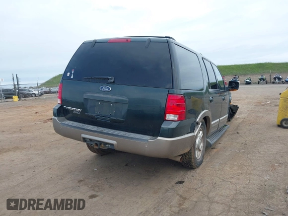 2003 Ford Expedition Eddie Bauer z VIN 1FMFU18L03LB24609, wystawiony jako IAAI lot #41721625 z przebiegiem 168 881 mil mil oraz . Historia ofert i sprzedaży dostępna na DreamBid. Obrazek 4.