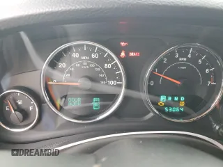 2014 Jeep Wrangler Unlimited Rubicon with VIN 1C4BJWFG0EL187243, listed as a Copart auction lot 45865005 with 53,064 mi miles and Salvage title. Bid and sale history available at DreamBid. Image 9.