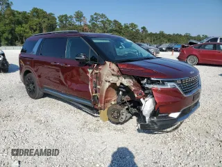 2024 Kia Carnival SX with VIN KNDNE5H36R6406622, listed as a Copart auction lot 75756914 with 9,332 mi miles and Salvage Title. Bid and sale history available at carsss.com. Image 4.