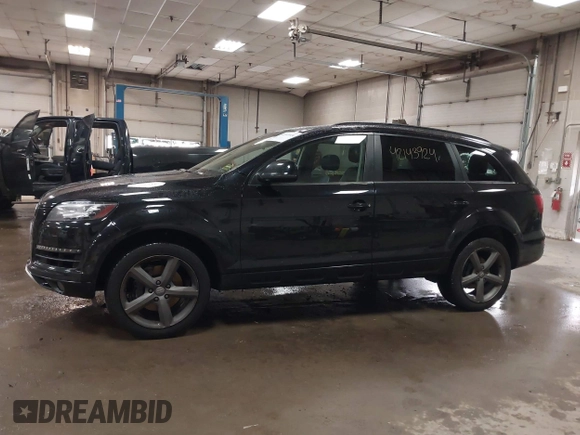 2015 Audi Q7 Premium Plus with VIN WA1LGAFE2FD005746, listed as a IAAI auction lot 42143924 with 143,835 mi miles and . Bid and sale history available at DreamBid. Image 15.