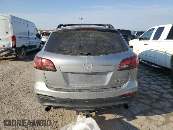 2013 Mazda CX-9 Touring with VIN JM3TB3CA3D0405084, listed as a Copart auction lot 47387645 with 0 mi miles and Salvage Title. Bid and sale history available at carsss.com. Image 6.