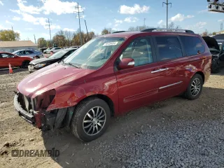 2011 Kia Sedona EX with VIN KNDMH4C72B6374068, listed as a Copart auction lot 79109454 with 104,860 mi miles and Salvage Title. Bid and sale history available at carsss.com. Image 1.