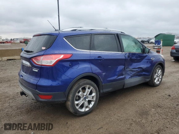 2015 Ford Escape Titanium with VIN 1FMCU0J97FUC89499, listed as a Copart auction lot 47699935 with 78,914 mi miles and Salvage Title. Bid and sale history available at carsss.com. Image 3.