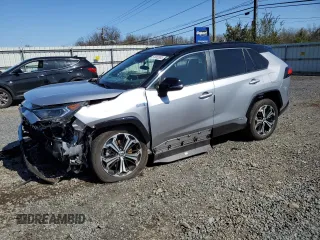 2021 Toyota RAV4 Prime XSE with VIN JTMFB3FV8MD011156, listed as a Copart auction lot 51363385 with 28,878 mi miles and Salvage Title. Bid and sale history available at carsss.com. Image 1.