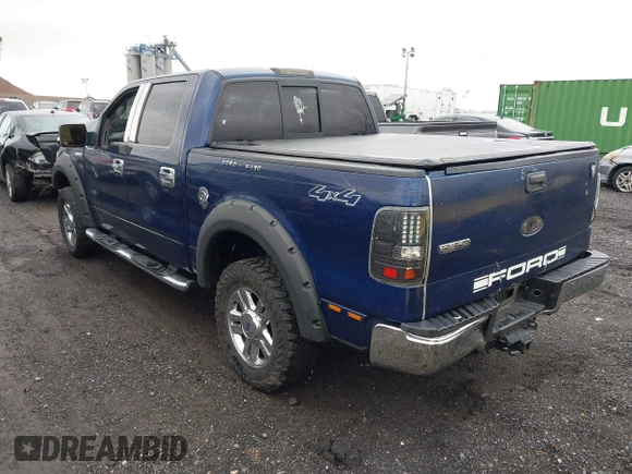 2008 Ford F-150 XLT with VIN 1FTPW14528FB49009, listed as a IAAI auction lot 41795307 with 147,334 mi miles and . Bid and sale history available at DreamBid. Image 3.