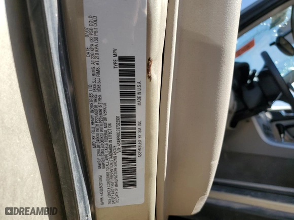 2008 Subaru Outback (Natl) with VIN 4S4BP60C787323901, listed as a Copart auction lot 76618804 with 188,046 mi miles and Salvage Title. Bid and sale history available at carsss.com. Image 12.