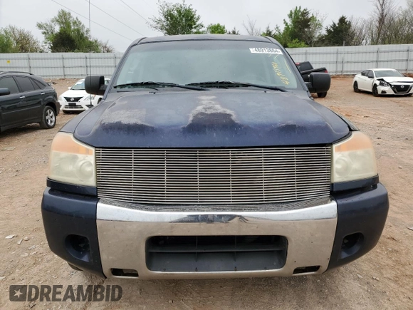 2009 Nissan Titan SE with VIN 1N6BA07D39N308260, listed as a Copart auction lot 48913864 with 269,606 mi miles and Non Repairable. Bid and sale history available at carsss.com. Image 5.