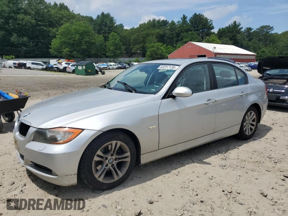 2007 BMW 3 Series 328xi with VIN WBAVC73547KP32852, listed as a Copart auction lot 63257135 with 150,689 mi miles and Clean title. Bid and sale history available at DreamBid. Image 1.