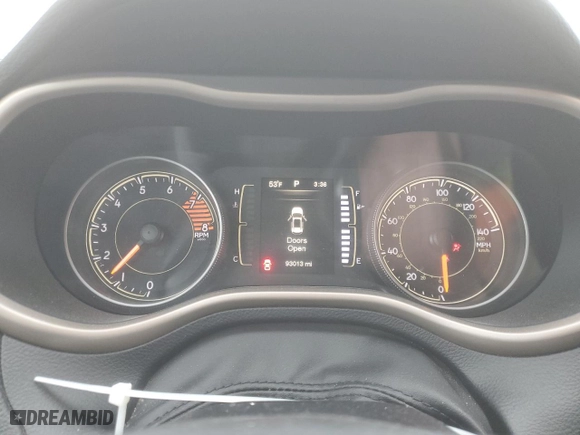 2016 Jeep Cherokee Altitude with VIN 1C4PJMCS1GW322976, listed as a Copart auction lot 82009614 with 93,013 mi miles and Salvage Title. Bid and sale history available at carsss.com. Image 9.