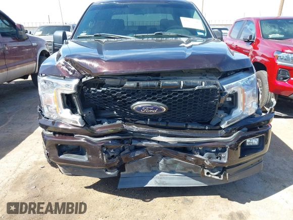 2018 Ford F-150 XL with VIN 1FTEW1EP1JKD98907, listed as a IAAI auction lot 42073506 with 72,184 mi miles. Bid and sale history available at carsss.com. Image 6.