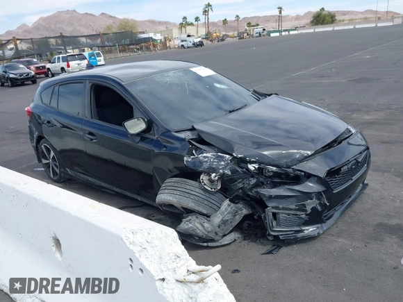 2017 Subaru Impreza Special Sports with VIN 4S3GTAK63H3710338, listed as a IAAI auction lot 41907585 with 99,338 mi miles and . Bid and sale history available at DreamBid. Image 1.