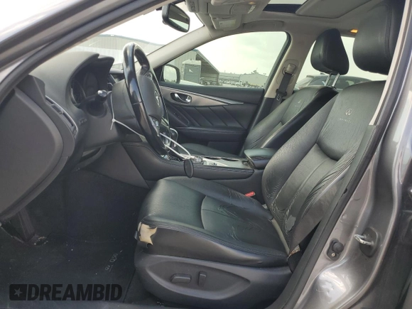 2014 Infiniti Q50 Sport with VIN JN1BV7AP2EM677598, listed as a Copart auction lot 53562495 with 162,310 mi miles and Clean title. Bid and sale history available at DreamBid. Image 7.