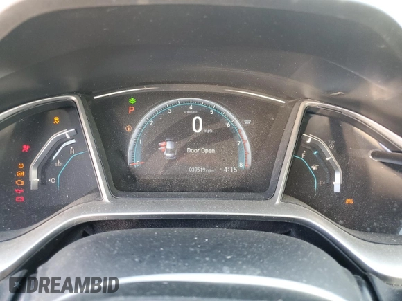 2016 Honda Civic Sedan EX-L with VIN 19XFC1F78GE001832, listed as a Copart auction lot 49682225 with 39,519 mi miles and Salvage Title. Bid and sale history available at carsss.com. Image 9.