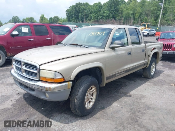 2004 Dodge Dakota SLT with VIN 1D7HG48N54S720724, listed as a IAAI auction lot 42740246 with 153,504 mi miles and . Bid and sale history available at DreamBid. Image 2.