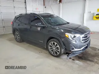 2020 GMC Terrain SLT with VIN 3GKALPEX3LL265453, listed as a Copart auction lot 55657345 with 160,223 mi miles and Salvage title. Bid and sale history available at DreamBid. Image 4.