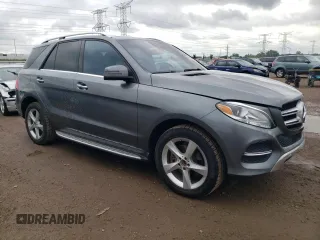 2017 Mercedes-Benz GLE 350 with VIN 4JGDA5HB7HA976621, listed as a Copart auction lot 58548855 with 55,591 mi miles and Salvage title. Bid and sale history available at DreamBid. Image 4.