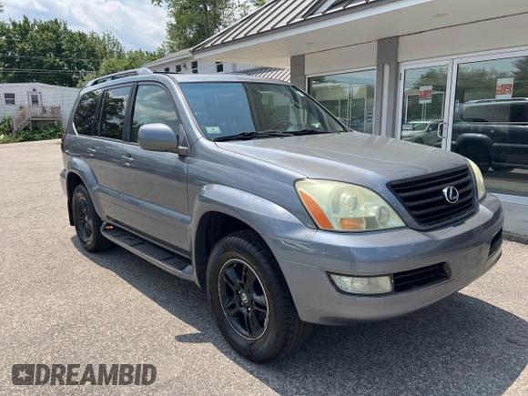2004 Lexus GX 470 z VIN JTJBT20X940060144, wystawiony jako IAAI lot #42494318 z przebiegiem 303 468 mil mil oraz . Historia ofert i sprzedaży dostępna na DreamBid. Obrazek 1.
