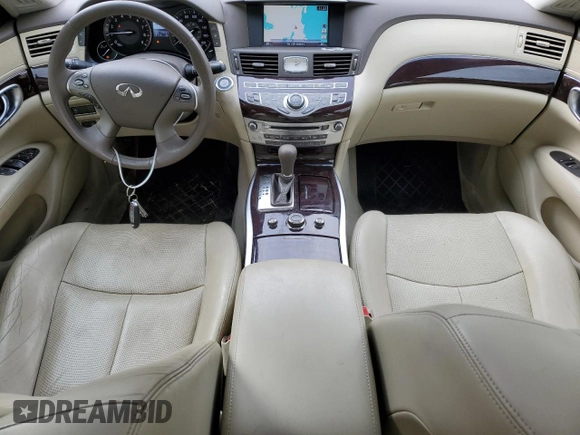 2012 Infiniti M37 with VIN JN1BY1AR8CM390513, listed as a Copart auction lot 78082344 with 130,540 mi miles and Non Repairable. Bid and sale history available at carsss.com. Image 8.