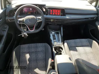 2024 Volkswagen Golf GTI S with VIN WVWGA7CD5RW147878, listed as a Copart auction lot 61032694 with 2,324 mi miles and Salvage Title. Bid and sale history available at carsss.com. Image 8.