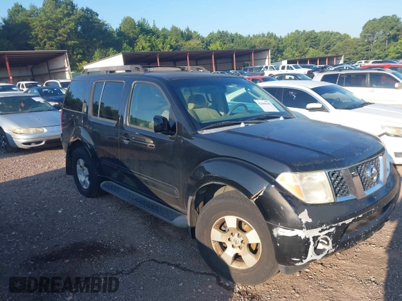 2007 Nissan Pathfinder SE with VIN 5N1AR18U87C643711, listed as a IAAI auction lot 42668160 with 330,981 mi miles and . Bid and sale history available at DreamBid. Image 1.