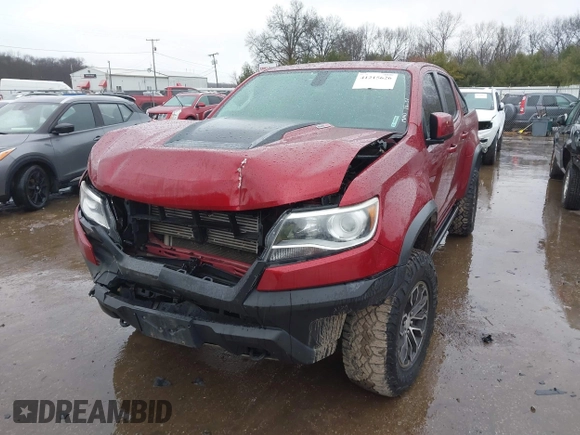 2018 Chevrolet Colorado 4WD ZR2 with VIN 1GCPTEE16J1138755, listed as a IAAI auction lot 41215626 with 118,661 mi miles. Bid and sale history available at carsss.com. Image 2.