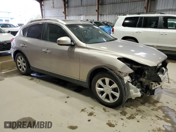 2010 Infiniti EX Journey with VIN JN1AJ0HP6AM701657, listed as a Copart auction lot 54678895 with 187,888 mi miles and Clean Title. Bid and sale history available at carsss.com. Image 4.