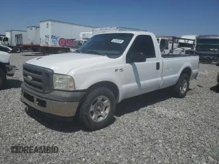 2005 Ford F-250 XL with VIN 1FTNF20535EA99127, listed as a Copart auction lot 62639585 with 158,149 mi miles and Salvage title. Bid and sale history available at DreamBid. Image 1.