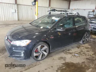 2019 Volkswagen Golf GTI S z VIN 3VW5T7AU6KM023724, wystawiony jako Copart lot #65322705 z przebiegiem 128 544 mil mil oraz Szkoda całkowita • Salvage title. Historia ofert i sprzedaży dostępna na DreamBid. Obrazek 1.
