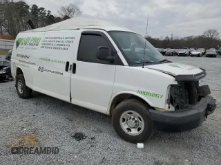2012 Chevrolet Express Cargo with VIN 1GCZGUCG6C1192848, listed as a Copart auction lot 42388714 with Not Provided miles and Salvage Title. Bid and sale history available at DreamBid. Image 4.