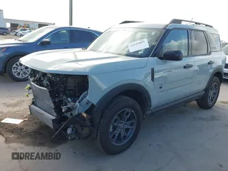 2024 Ford Bronco Sport Big Bend with VIN 3FMCR9B65RRE85768, listed as a IAAI auction lot 42521881 with 39,845 mi miles and . Bid and sale history available at DreamBid. Image 2.