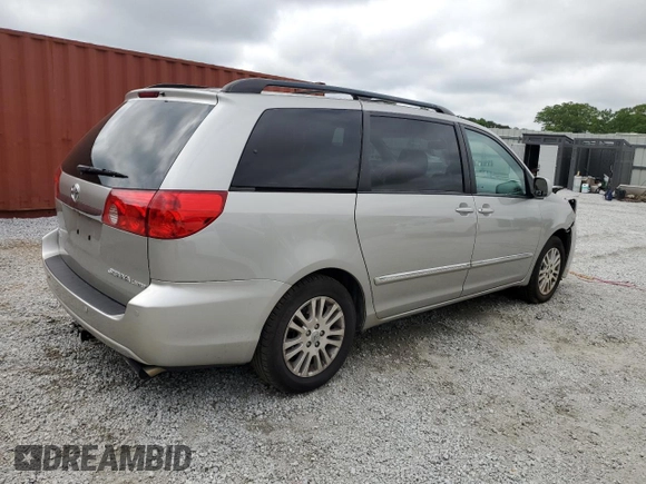 2008 Toyota Sienna XLE with VIN 5TDZK22C78S110833, listed as a Copart auction lot 54418805 with 80,616 mi miles and Salvage Title. Bid and sale history available at DreamBid. Image 3.
