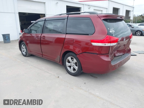 2011 Toyota Sienna LE AAS with VIN 5TDKK3DC8BS014320, listed as a IAAI auction lot 41587522 with 89,185 mi miles. Bid and sale history available at carsss.com. Image 3.
