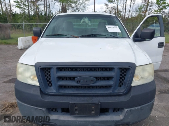 2005 Ford F-150 XL with VIN 1FTRF12265NB92660, listed as a IAAI auction lot 41854609 with 188,791 mi miles. Bid and sale history available at carsss.com. Image 6.