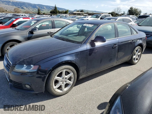 2009 Audi A4 2.0T Prem with VIN WAULF78K89N032251, listed as a Copart auction lot 46264375 with 156,987 mi miles and Salvage Title. Bid and sale history available at carsss.com. Image 1.