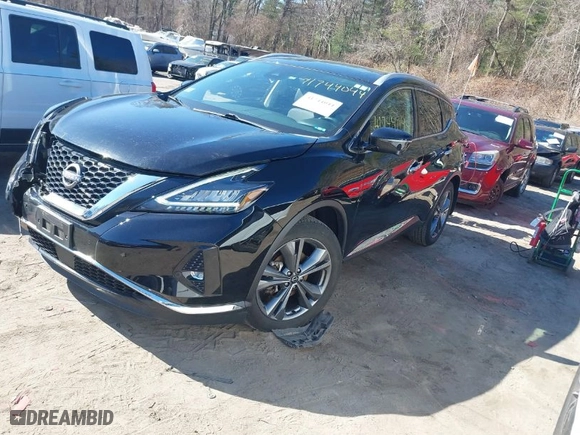 2023 Nissan Murano Platinum with VIN 5N1AZ2DS4PC102990, listed as a IAAI auction lot 41744044 with 18,007 mi miles. Bid and sale history available at carsss.com. Image 2.